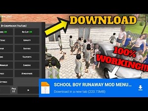 SCHOOL BOY RUNAWAY CIBER HACKER MOD MENU BY (BLADE MODS)