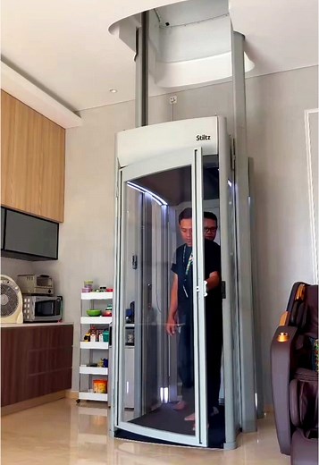 Instalasi Lift Rumah Stiltz Trio di Jakarta