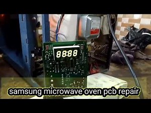samsung microwave oven pcb repair