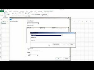 Add connections in Planning Analytics for Microsoft Excel