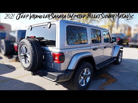 2021 Jeep Wrangler Sahara Unlimited Billet Silver Metallic
