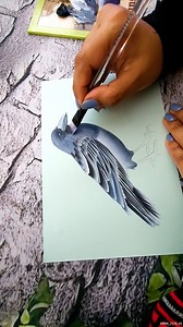 Creating a Beautiful Raven Painting #BirdArt #PaintingTutorial | Colors N Shades-The magical Rendering