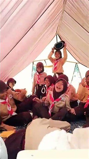 bahagia itu sedeharna kan... #pramuka #penggalang #sd