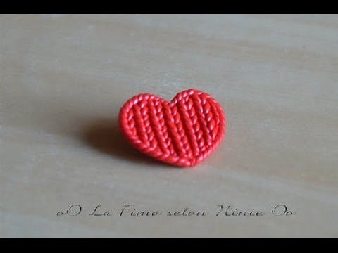 [Tuto Fimo] le cœur tricot
