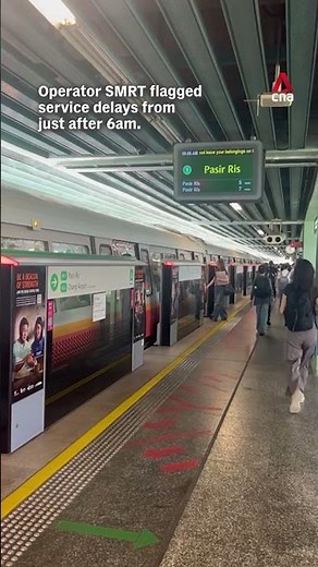 Track fault causes 25-minute MRT delay along East-West Line