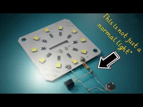 This Light Turns ON Automatically! (No Switch Needed) Automatic Light Kesy Bnay?