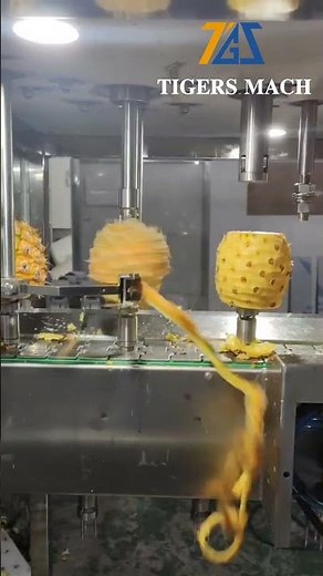 Automatic Small Sized Pineapple Peeler, Peeling Removing Pineapple Process Line