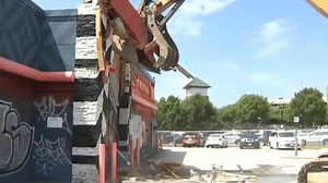 Demolition begins at Wendy's in notorious ‘Dave Thomas Circle' intersection