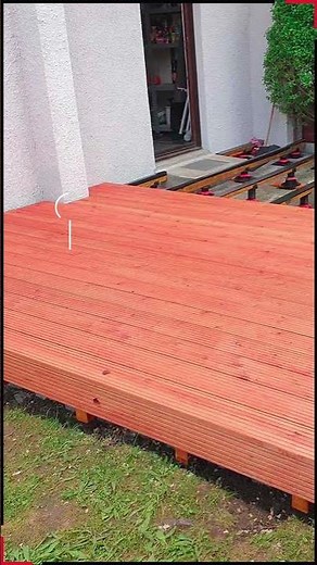 Terrasse bois sur plots