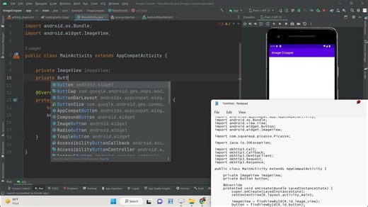 Android Java Project to Download Random Image From Unsplash Using OkHttp & Picasso Library