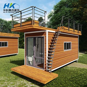 [Hot Item] 20FT Modular/Wood Cladding/Prefabricated/Fabricated/Prefab Container House with Steel Frame/Steel Structure