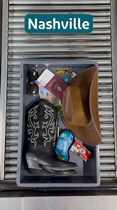 33K views · 155 reactions | pov: your airport security tray aesthetic is giving Nashville 鸞☘️ ✈️ | Aer Lingus | Facebook