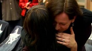 Jozlyn Miller meets Petra Poker, her bone marrow donor