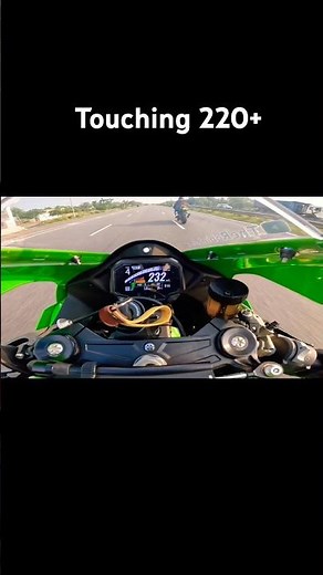 ZX6R vs ZX10R High Speed Run 🔥#zx6r #zx10r