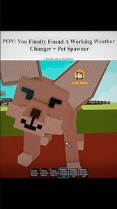 WORKING PET SPAWNER & WEATHER CHANGER SCRIPT FOR GROW A GARDEN