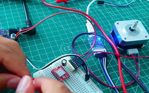 步进电机驱动模块A4988的干扰异动