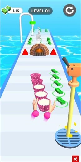 Perfect Cream Cake 😍 | Bakery Stack Cake Game Gameplay | Android Game