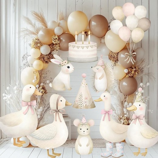 Silly Goose Baby Shower Theme, Silly Goose Cutout, Silly Goose Birthday Decor, Lucky Duck, Vintage Goose Party Decor, One Silly Goose - Etsy