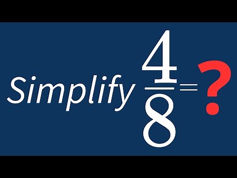 Simplify 4/8 Into Its Simplest Form