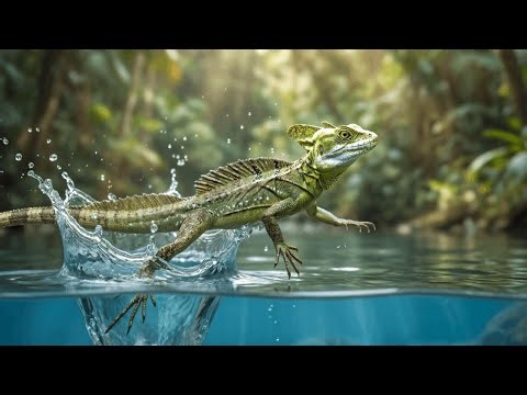 This Animal Runs on Water by Turning Speed into Solid Ground