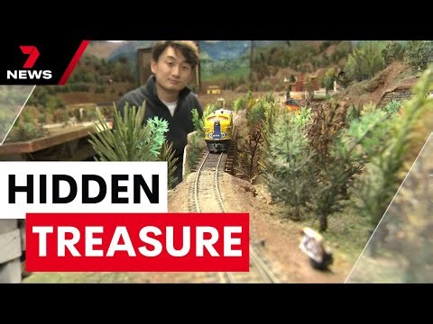 Train enthusiast's unbelievable find underneath his new home | 7NEWS