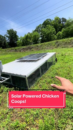 Getting geared for our first summer flock in these four new automated chicken tractors! #pasturedpoultry #pastureraised #pastureraisedpoultry #chickentractor #chickencoop #mobilecoop #product #prototype #solarsystem #rotationalgrazing #agriculture #chickens #coop #pasture #sustainability #pastureraisedpoultry