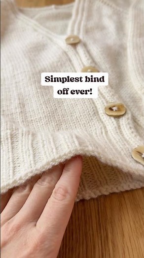 The basic bind off is simple, quick, and easy to undo. That is why I recommend it for beginners. 😊