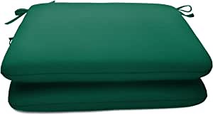 Sunbrella Patio Cushions - (2 Pack) - 20" W x 18" L x 2.5" T, Outdoor Chair Cushion with Comfort, Style & Durability Designed for Outdoor Living - Made in The USA