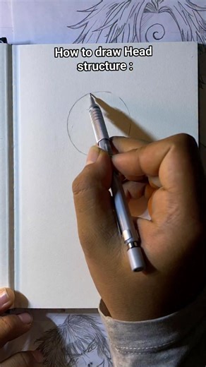 Easy way to draw Head structure . #foryoupage #artpractice #anime #art #drawing #sketch #fyp | Sal Fron