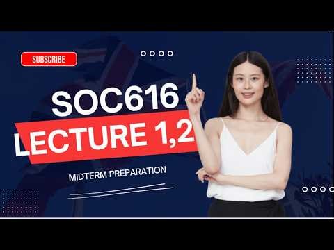 SOC 616 Important Topics 1–9 | Lectures 1–2 Full Midterm Revision