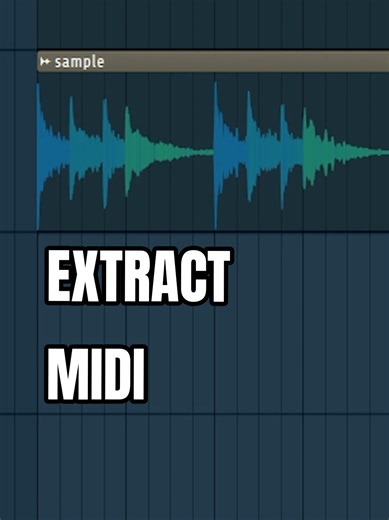 Extract MIDI from Any Sample in FL Studio