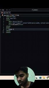 my first html program