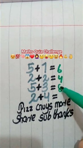 Maths Quiz Challenge 😱🧠🤦‍♀️ #shorts #maths #quiz #education