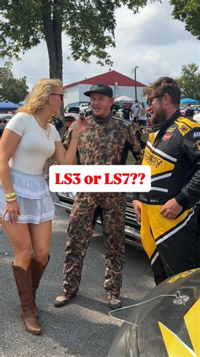 Cerise Taylor on Instagram: "Is bigger better?? #LSFestEast #LSFest #LFE #LS3 #LS7 #Holley #Chevy"