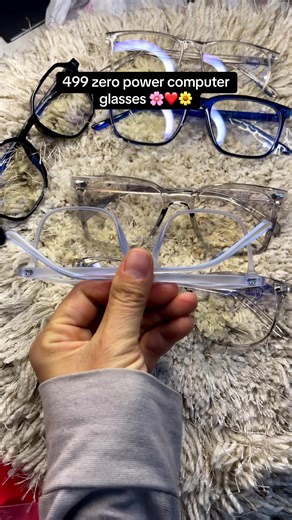 Zero Power Computer Glasses for Comfortable Viewing