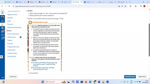 Prepare a conversation with your partners based on SB page 77 (... | Filo