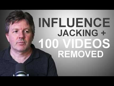 RANT on INFLUENCE JACKING & why I've removed 100+ videos .. and a couple more things. Rob Ager
