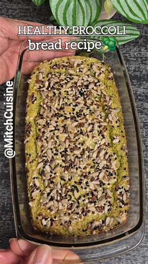 Soft and moist broccoli bread recipe #recipe #healthyfood #broccoli