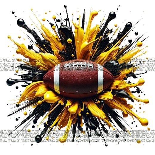 100 PNG Watercolor Football Clipart, Football Png, Football Posters, Football Printable Art, Football Clipart, UV DTF, Commercial Use - Etsy