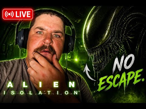 NO ESCAPE. | This Game Is Pure Terror (Alien: Isolation FIRST PLAYTHROUGH)