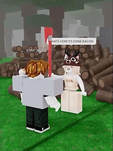 Who did it better? 😂 #99nightintheforest #roblox