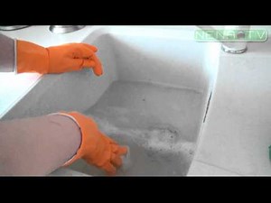 How to clean a sink made of composite material and natural stone