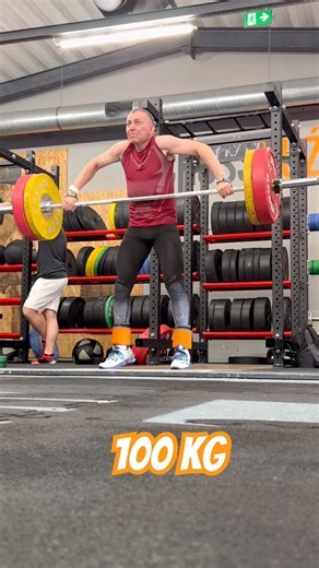 Snatch PULL 100 kg for 3 reps (27.04.2026, Lodz, Poland)