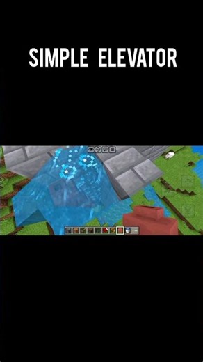 Minecraft Simple Elevator 😱 | No Mods, Easy Build! #minecraft #minecraftbuilds #mixtape #baiya