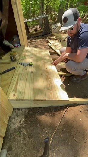 Building a Shed Ramp 💯💥 #spring #wood #projects #craft #build