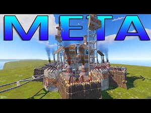 The Most META Medium Group Base In Rust 2023 (Funnel Wall, Loot Bunkers, Furnace Wall, Open Core)