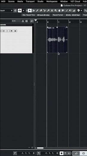 Quick CUBASE Tip: Reverse Audio 🎤 #cubasepro #cubaselesson #cubase12pro #cubase12 #shortsvideo