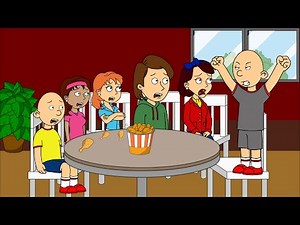Classic Caillou Misbehaves at Lunch