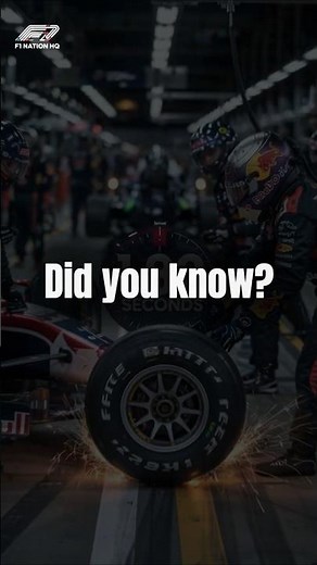 Did You Know? F1 Pit Crews Change Tires in Under 2 Seconds! ⏱️ #f1 #formula1 #pitstop