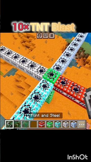 Minecraft | Minecraft TNT Blast |#Minecraft #short @Minecraft